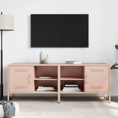 TV Cabinets 2 pcs Pink 68x39x50.5 cm Steel