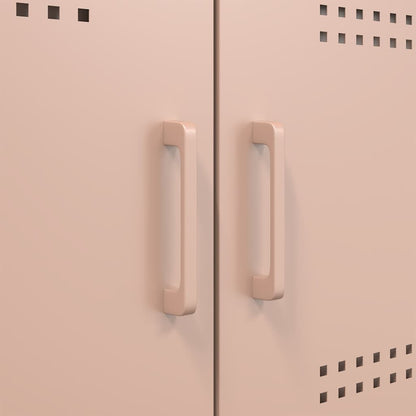 2 Piece TV Cabinet Set Pink 68x39x50,5 cm Steel