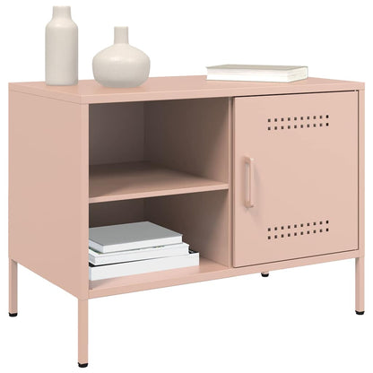 2 Piece TV Cabinet Set Pink 68x39x50,5 cm Steel