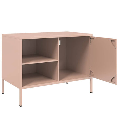 2 Piece TV Cabinet Set Pink 68x39x50,5 cm Steel