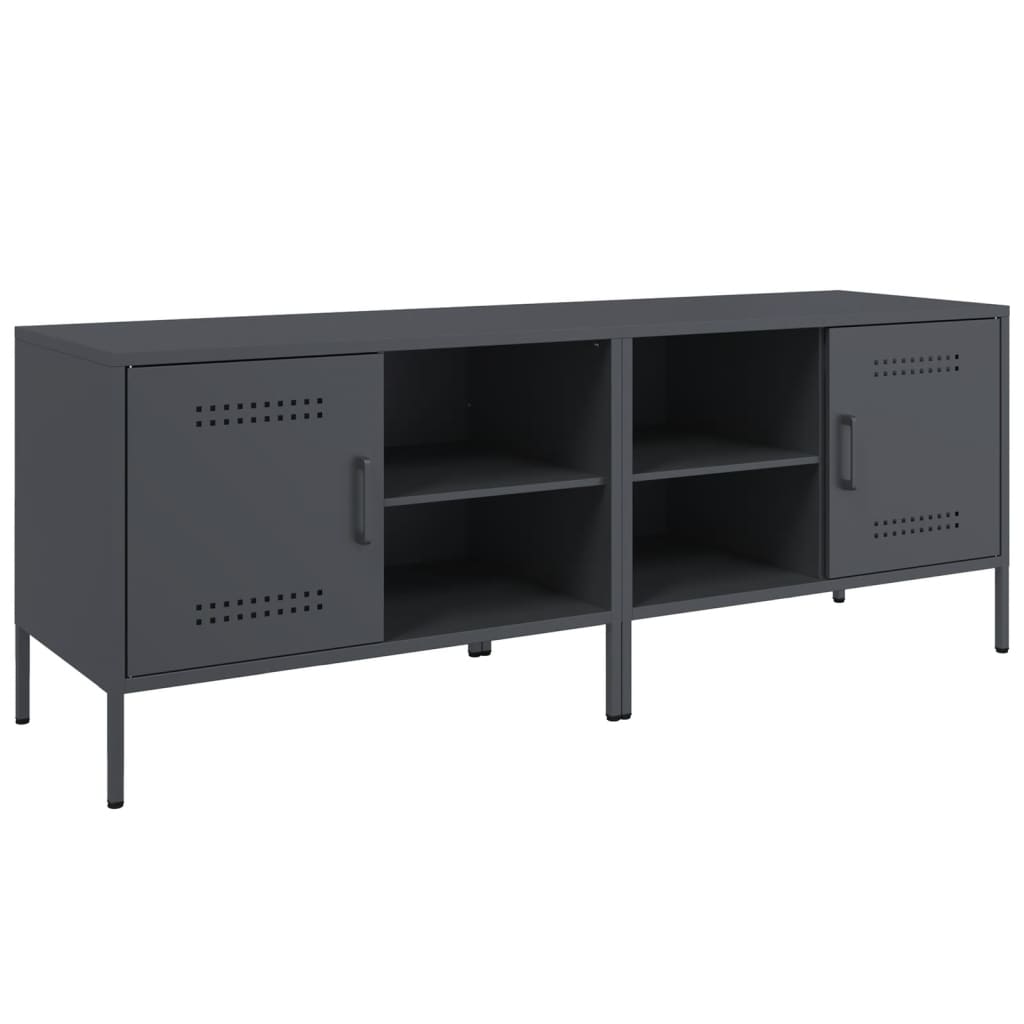 2 Piece TV Cabinet Set Anthracite 68x39x50,5 cm Steel