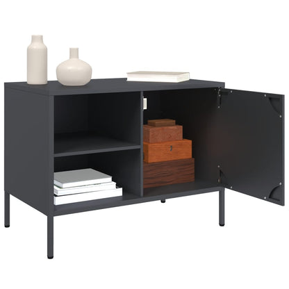 2 Piece TV Cabinet Set Anthracite 68x39x50,5 cm Steel