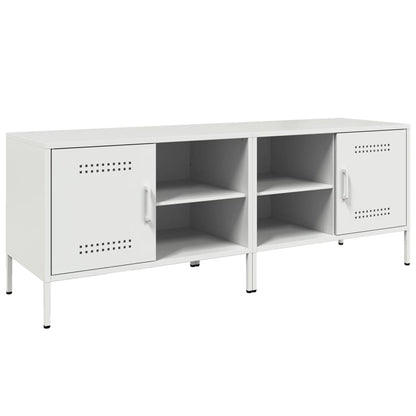2 Piece TV Cabinet Set White 68x39x50,5 cm Steel