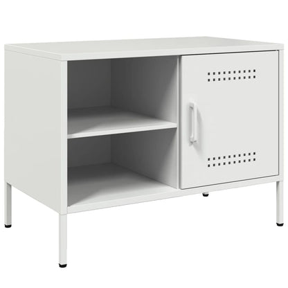 TV Cabinets 2 pcs White 68x39x50.5 cm Steel