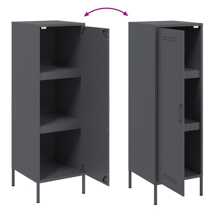 Highboard Anthracite 36x39x113 cm Steel