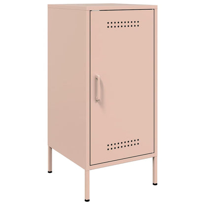 Sideboards 2 pcs Pink 36x39x79 cm Steel