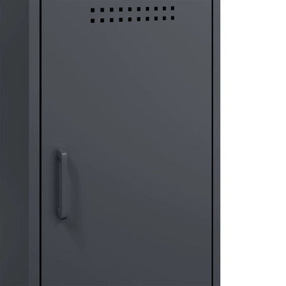 Sideboards 2 pcs Anthracite 36x39x79 cm Steel