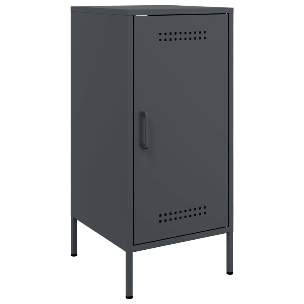 Sideboards 2 pcs Anthracite 36x39x79 cm Steel