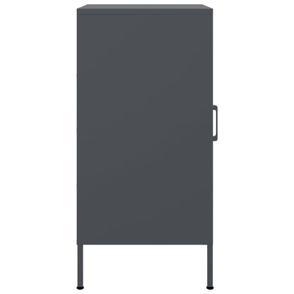 Sideboards 2 pcs Anthracite 36x39x79 cm Steel