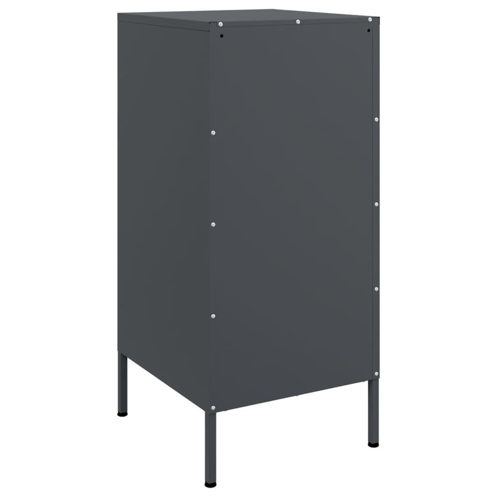 Sideboards 2 pcs Anthracite 36x39x79 cm Steel