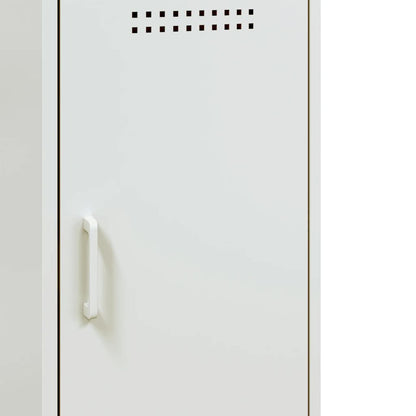 Sideboards 2 pcs White 36x39x79 cm Steel