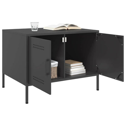 Coffee Table Black 68x50x50,5 cm Steel