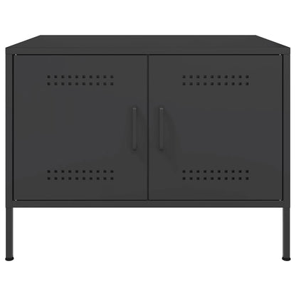 Coffee Table Black 68x50x50,5 cm Steel
