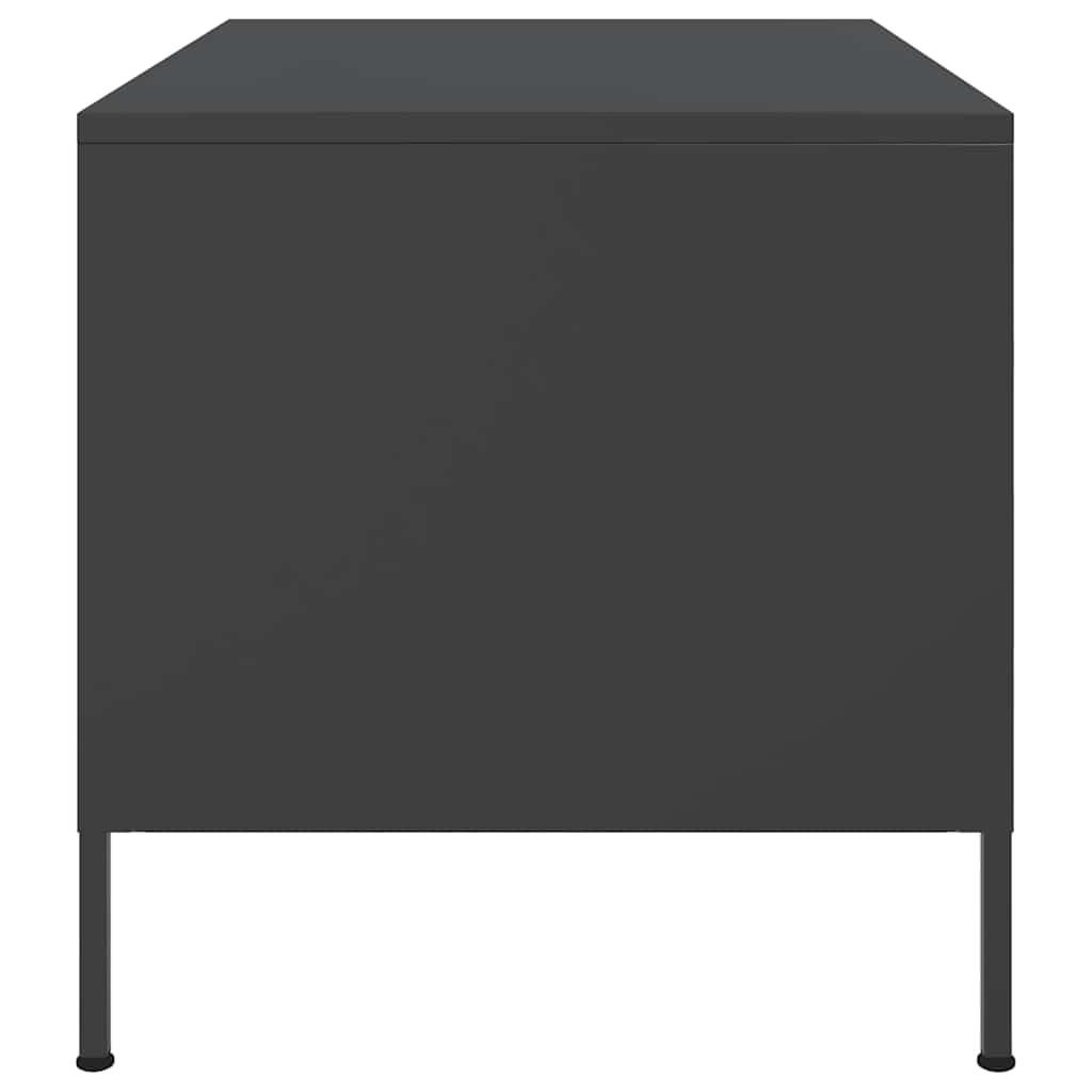 Coffee Table Black 68x50x50.5 cm Steel