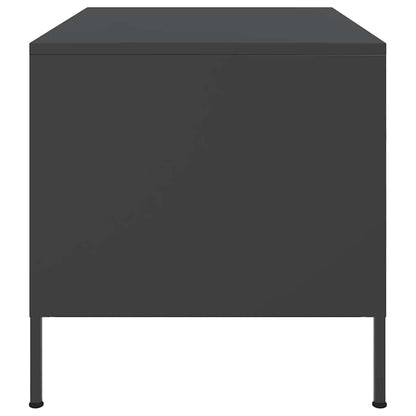 Coffee Table Black 68x50x50.5 cm Steel