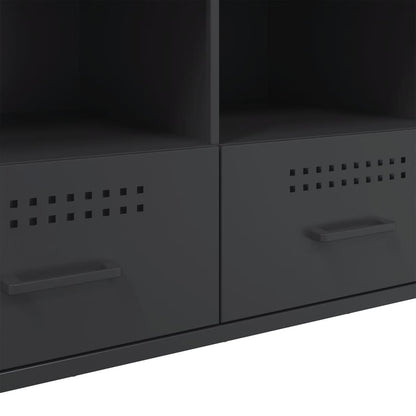 TV Cabinet Black 100,5x39x50,5 cm Steel