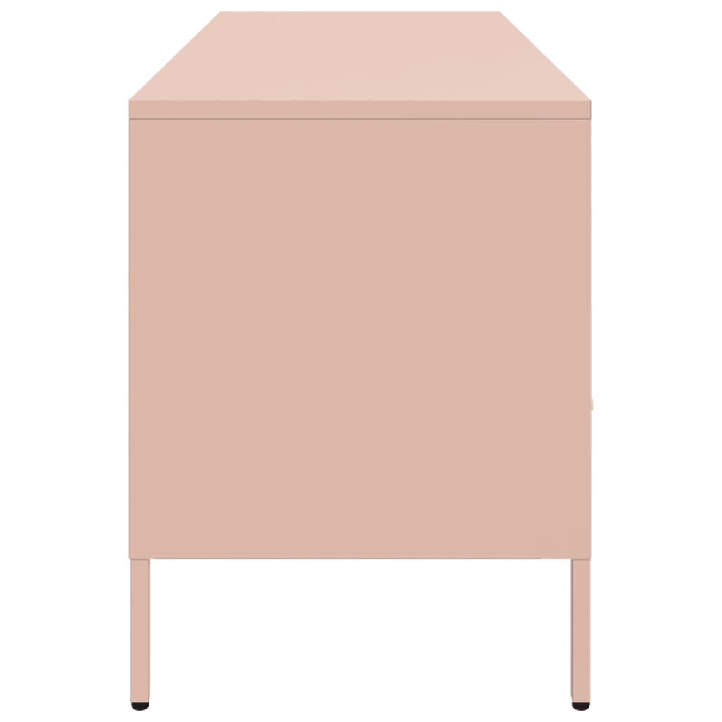 TV Cabinet Pink 100,5x39x50,5 cm Steel
