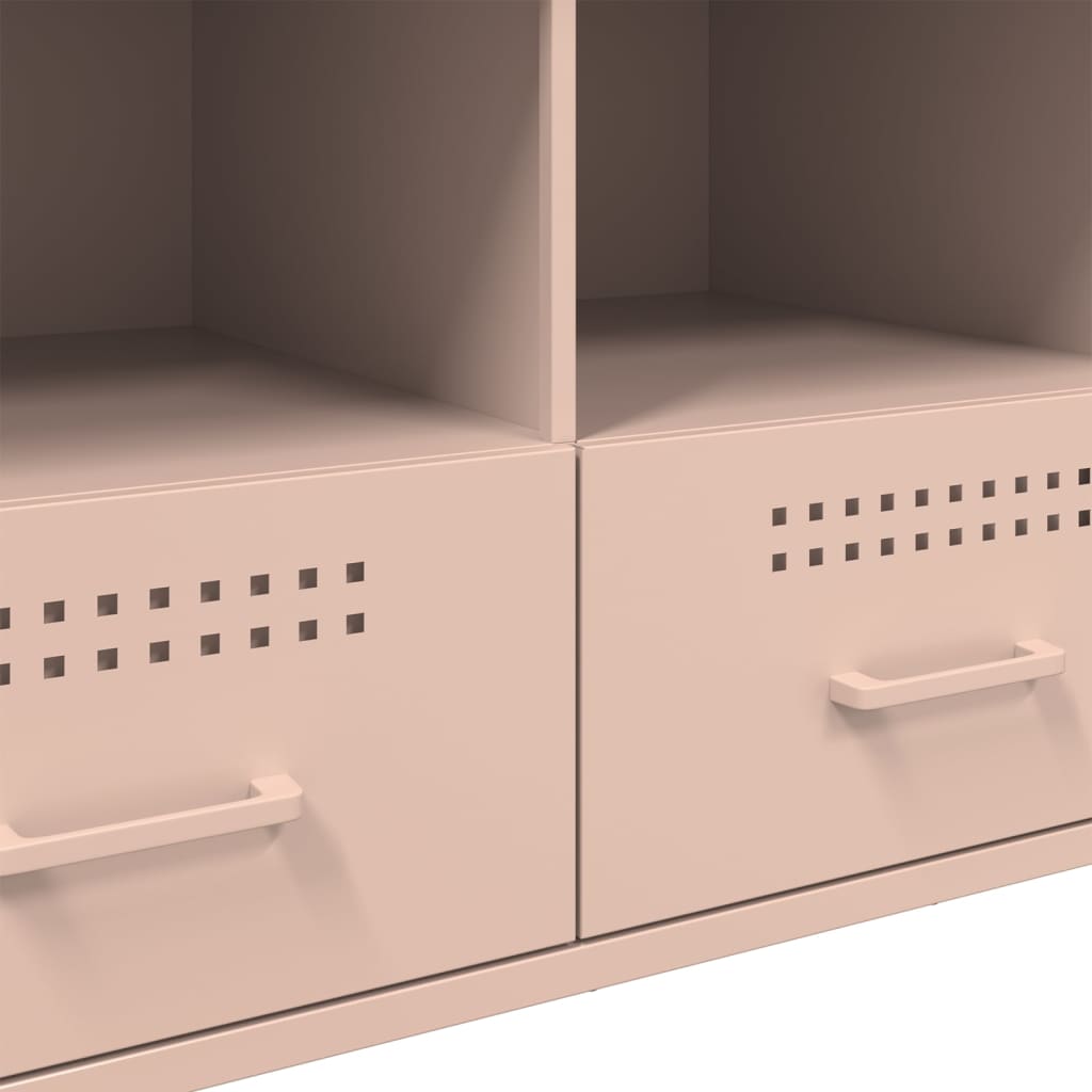 TV Cabinet Pink 100,5x39x50,5 cm Steel