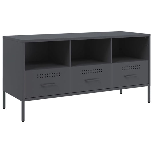 TV Cabinet Anthracite 100,5x39x50,5 cm Steel