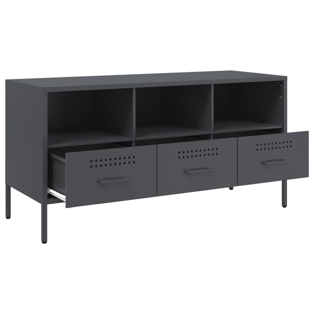 TV Cabinet Anthracite 100,5x39x50,5 cm Steel