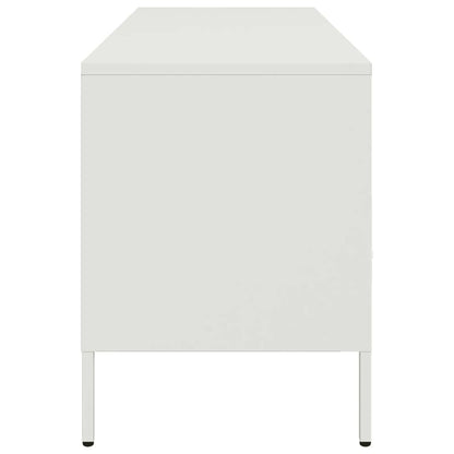 TV Cabinet White 100,5x39x50,5 cm Steel