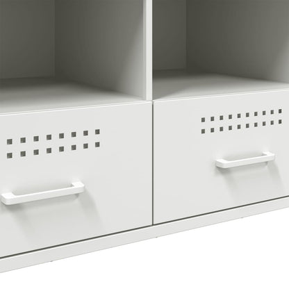 TV Cabinet White 100,5x39x50,5 cm Steel