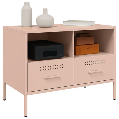 TV Cabinet Pink 68x39x50,5 cm Steel