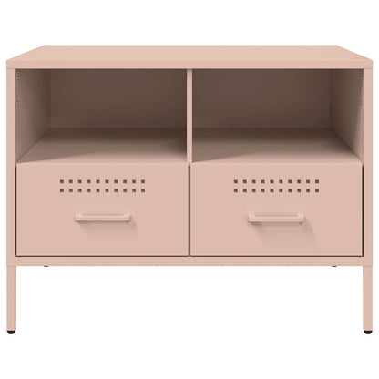 TV Cabinet Pink 68x39x50,5 cm Steel