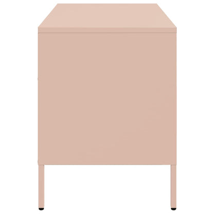 TV Cabinet Pink 68x39x50,5 cm Steel