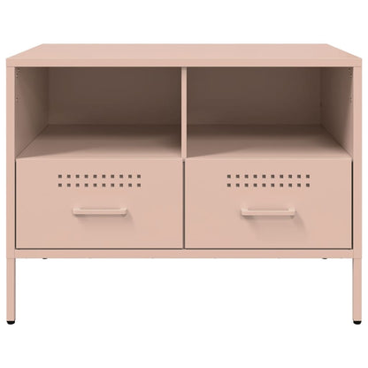 2 Piece TV Cabinet Set Pink 68x39x50,5 cm Steel