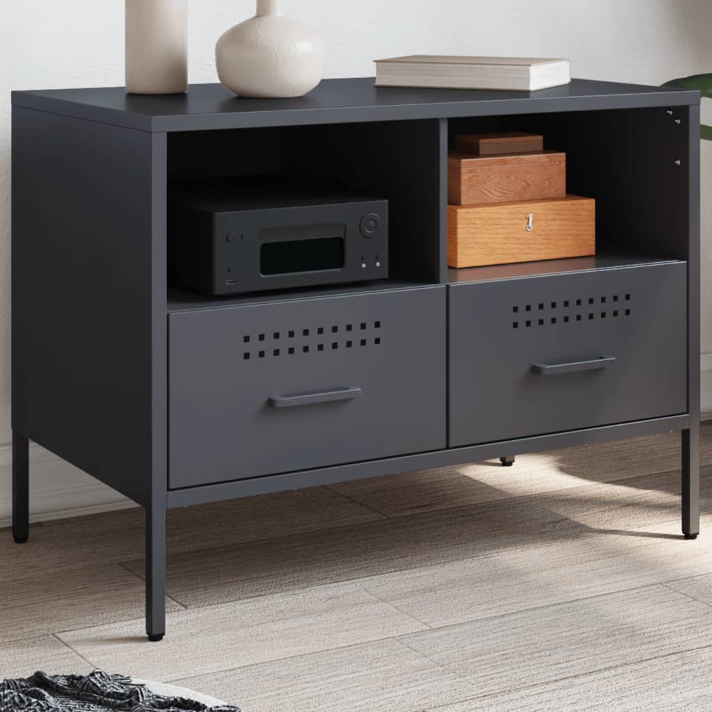TV Cabinet Anthracite 68x39x50.5 cm Steel