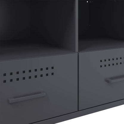 2 Piece TV Cabinet Set Anthracite 68x39x50,5 cm Steel