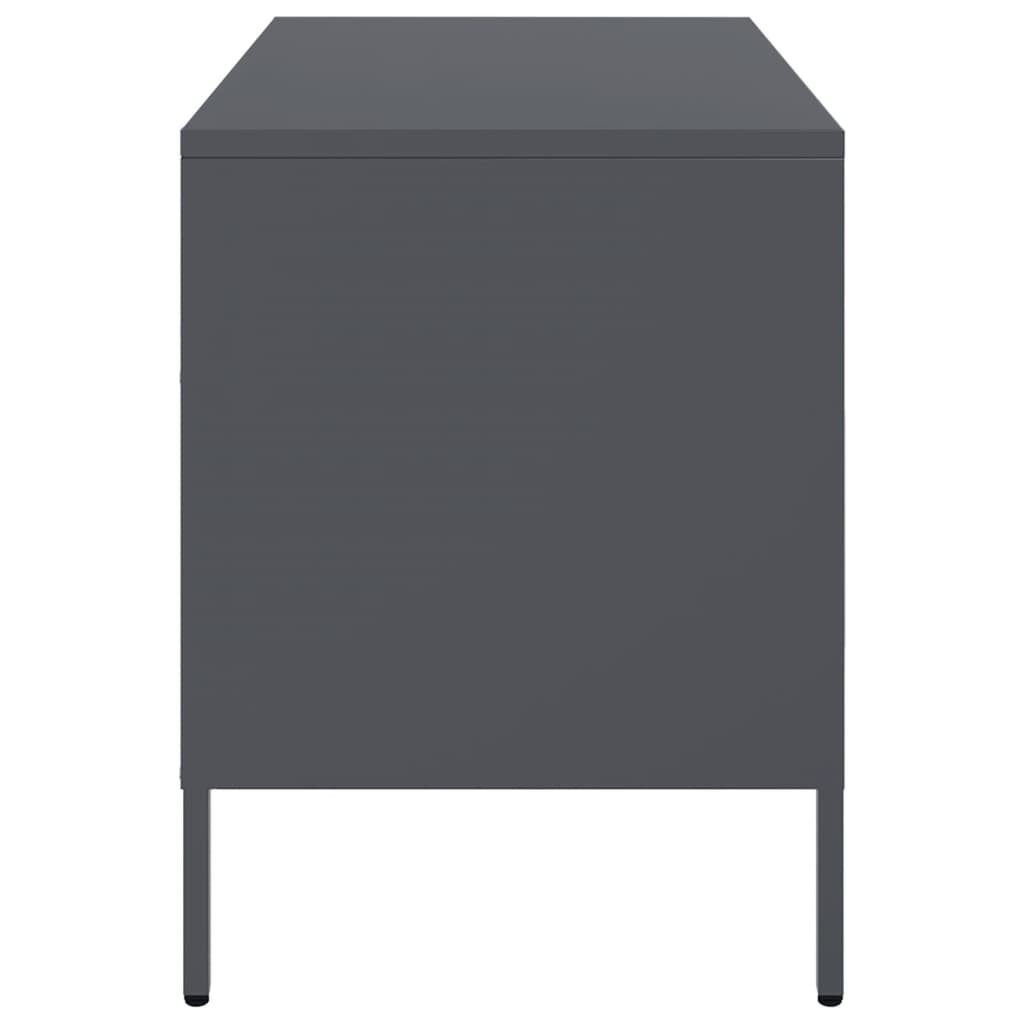 2 Piece TV Cabinet Set Anthracite 68x39x50,5 cm Steel