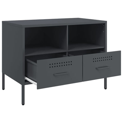 2 Piece TV Cabinet Set Anthracite 68x39x50,5 cm Steel