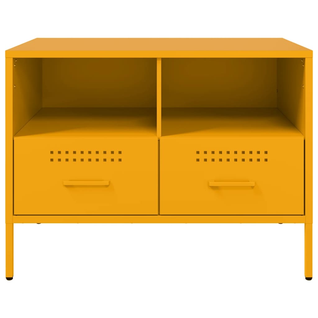 TV Cabinet Mustard Yellow 68x39x50,5 cm Steel