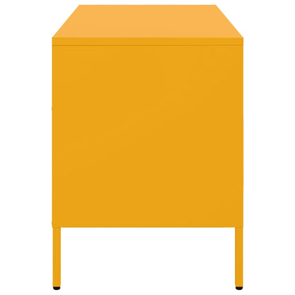 TV Cabinet Mustard Yellow 68x39x50,5 cm Steel