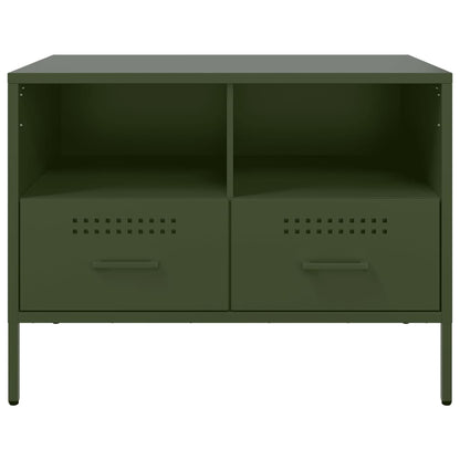 TV Cabinet Olive Green 68x39x50,5 cm Steel