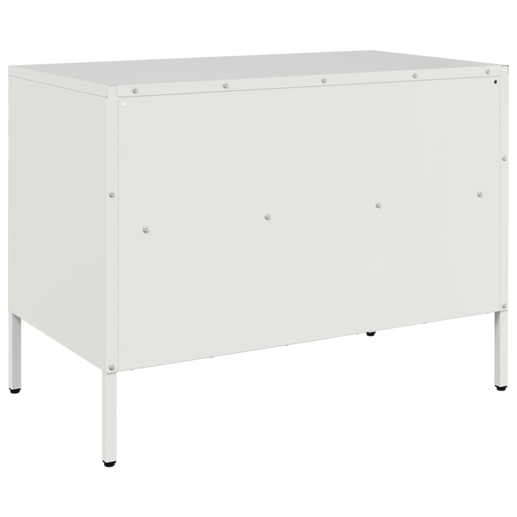 TV Cabinet White 68x39x50,5 cm Steel