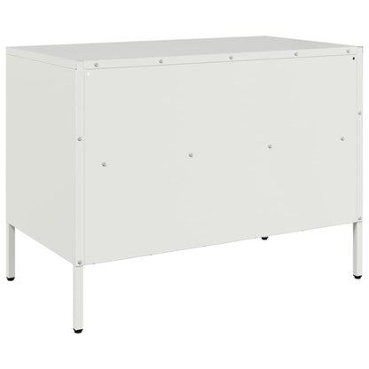 TV Cabinet White 68x39x50,5 cm Steel