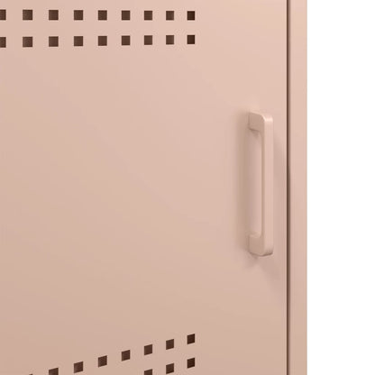 Bedside Cabinets 2 pcs Pink 36x39x68 cm Steel