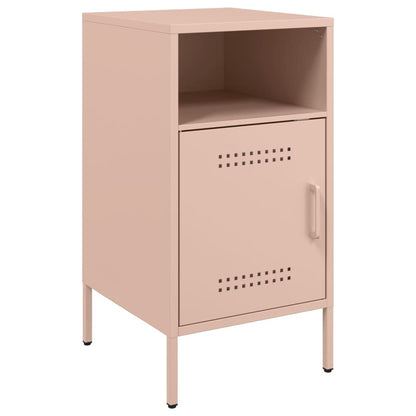 Bedside Cabinet | Set of 2 | Pink | Cold-rolled steel | Standard
