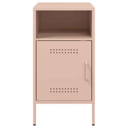 Bedside Cabinet | Set of 2 | Pink | Cold-rolled steel | Standard