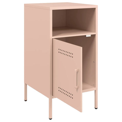 Bedside Cabinet | Set of 2 | Pink | Cold-rolled steel | Standard