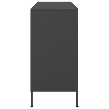 Sideboard Black 100,5x39x79 cm Steel