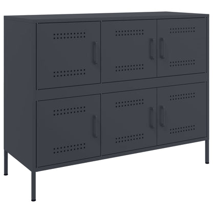 Sideboard Anthracite 100,5x39x79 cm Steel