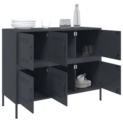 Sideboard Anthracite 100,5x39x79 cm Steel