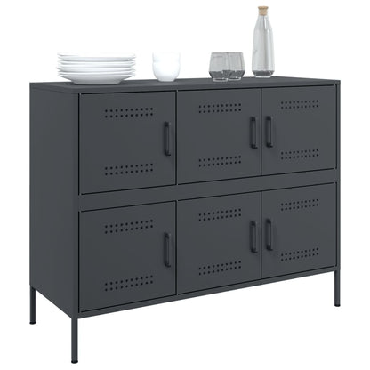 Sideboard Anthracite 100,5x39x79 cm Steel