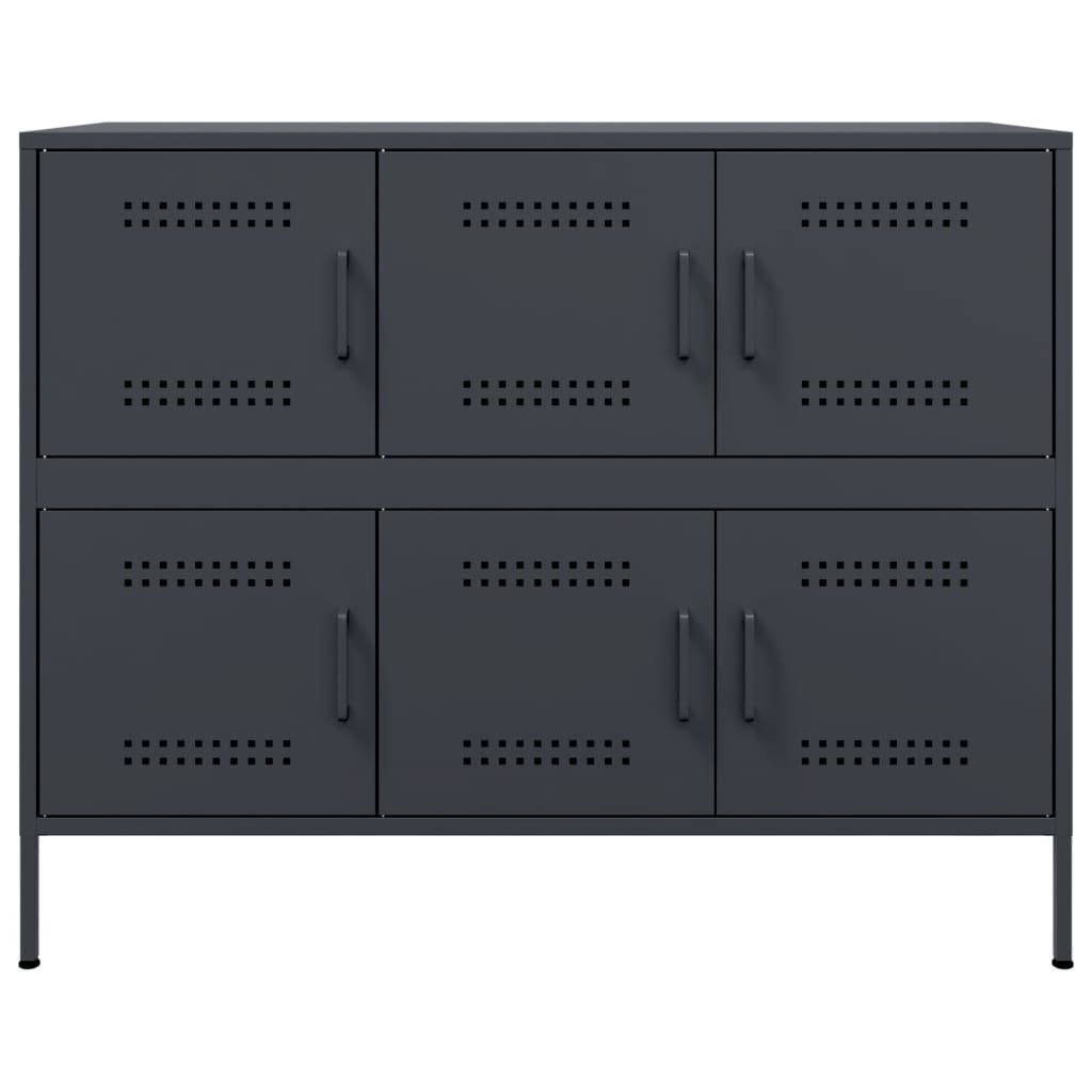 Sideboard Anthracite 100,5x39x79 cm Steel