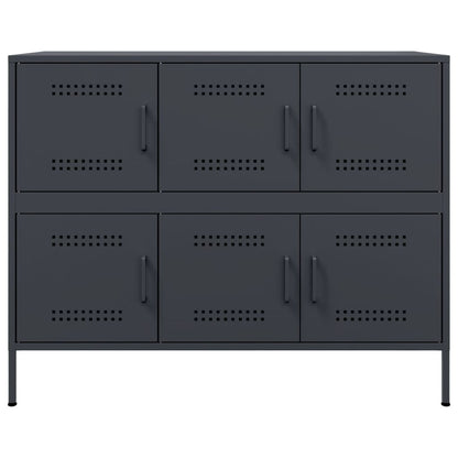 Sideboard Anthracite 100,5x39x79 cm Steel