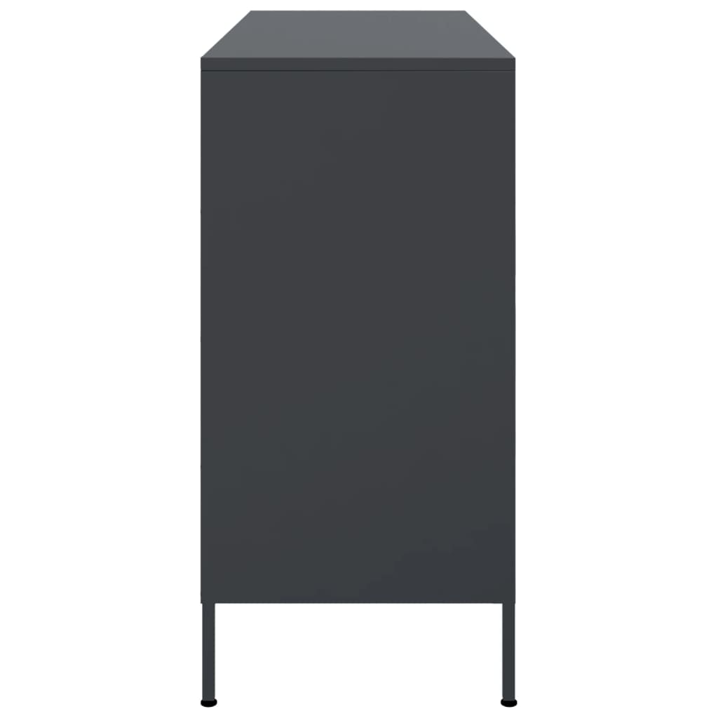 Sideboard Anthracite 100,5x39x79 cm Steel